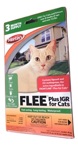 View of Flee Plus IGR for Cats